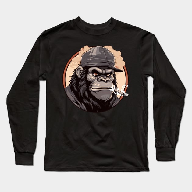 Gorilla Long Sleeve T-Shirt by Yopi